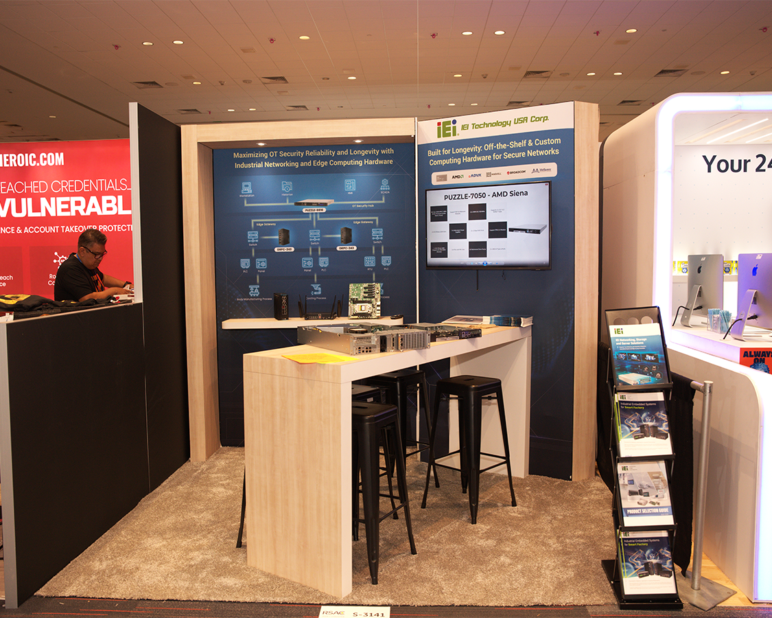 10x10 Trade Show Exhibit for IEI at RSA Conference 2026, Designed and Built By Exponents in San Francisco, CA