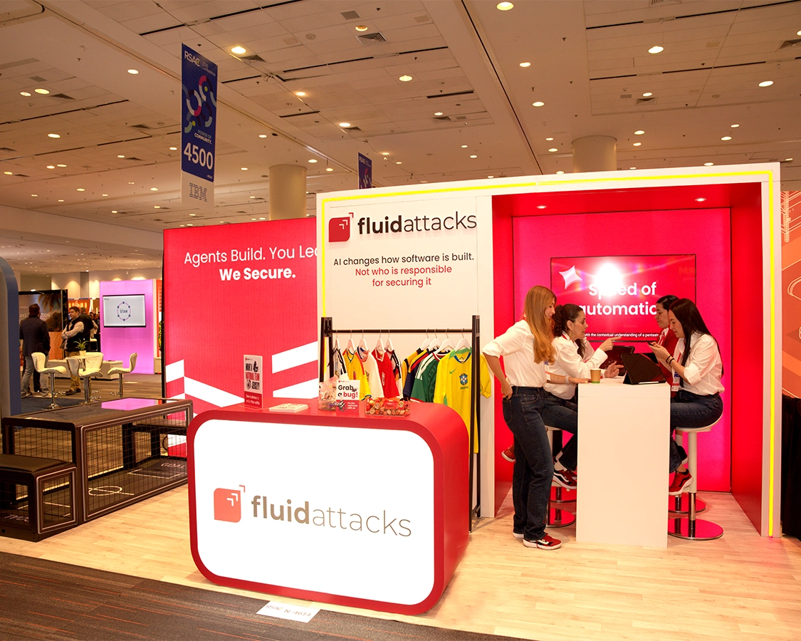 10x20 Booth Rental for Fluid at RSA Conference 2026, Designed and Build By Exponents in San Francisco, CA
