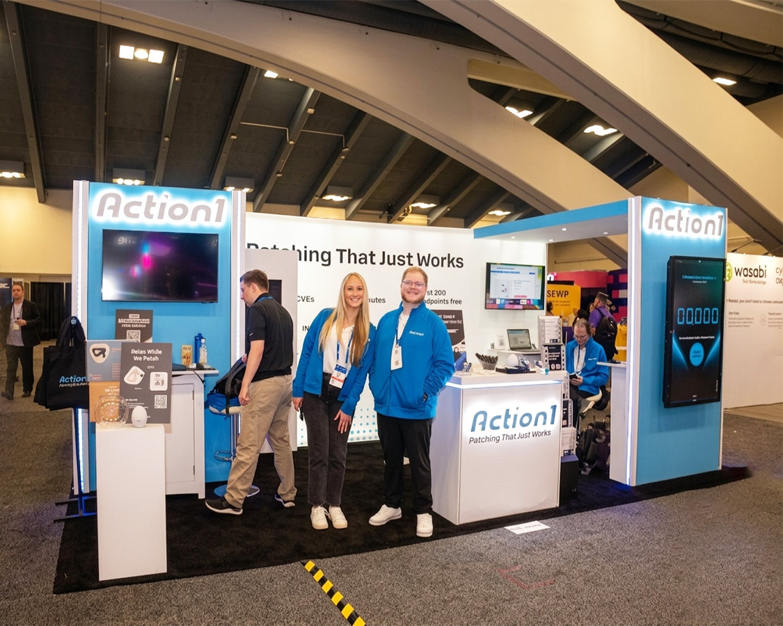 10x20 Trade Show Booth Rental for Action at RSA Conference 2026, Designed and Built By Exponents in San Francisco, CA