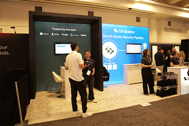 10x20 Trade Show Display Rental for Bindplane at RSA Conference, Designed and Built by Exponents in San Francisco 01
