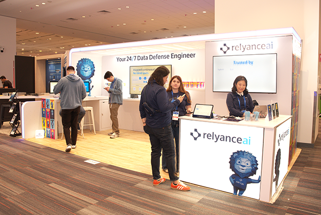 10x20 Trade Show Display for Relyance AI at RSA Conference, Designed and Built by Exponents in San Francisco 01