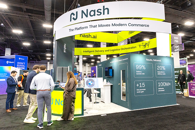 20x20 Trade Show Exhibit for Nash at Shoptalk, Designed and Built by Exponents in Las Vegas, NV 01