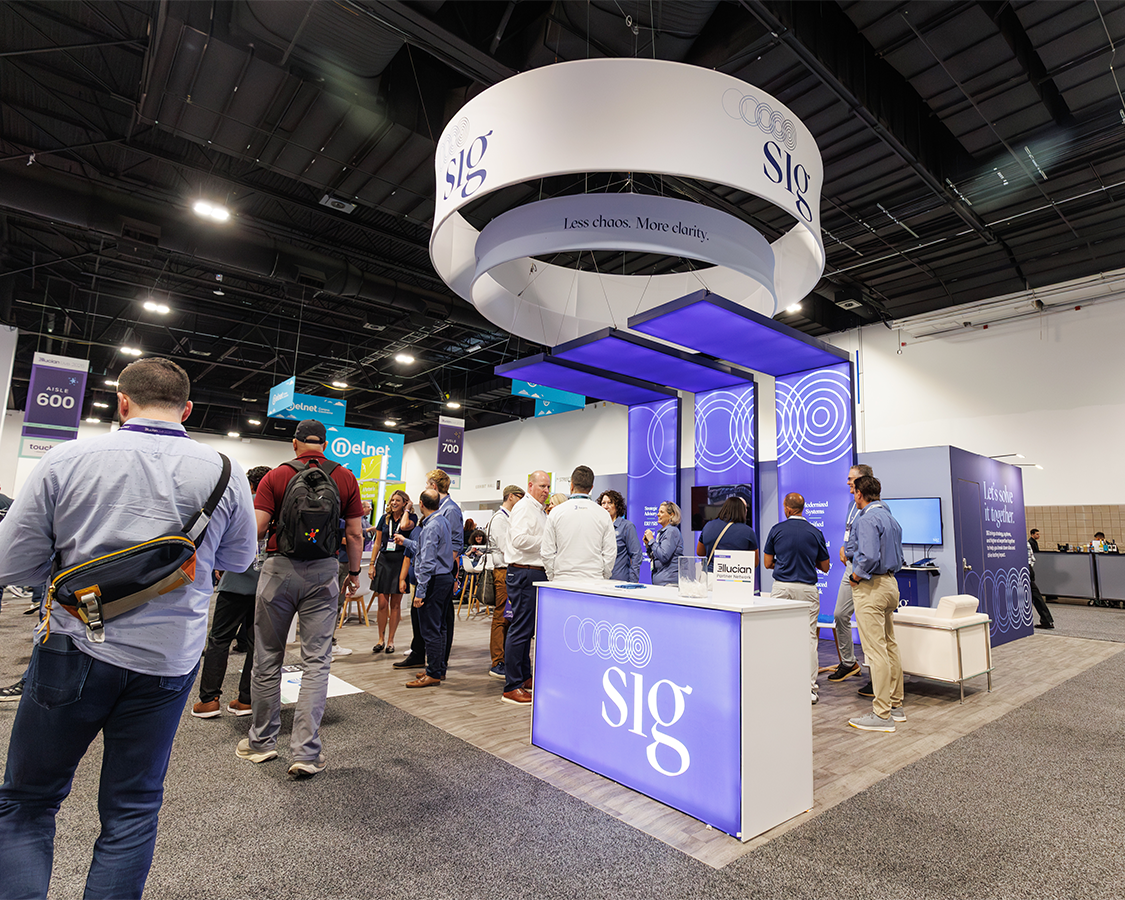 30x30 Exhibition Booth Rentals for SIG at Ellucian Live, Denver, CO