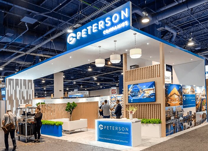 Peterson trade show booth in Las Vegas