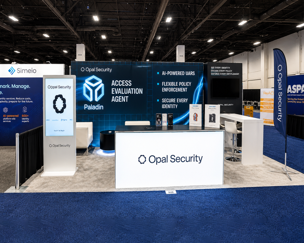10x20 Booth Rental for Opal at Identiverse 2026, Designed and Built By Exponents in Las Vegas, NV