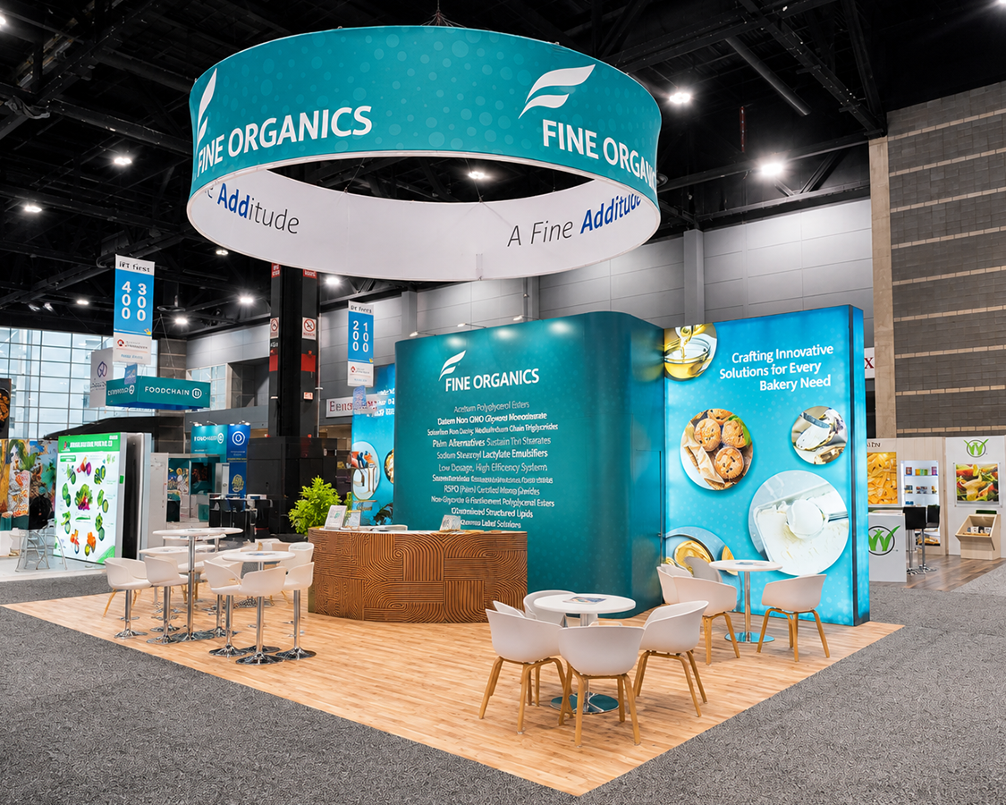 20x30 Booth Rental for Fine Organic at IFT First 2026, Chicago, IL