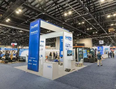 Small island booth example