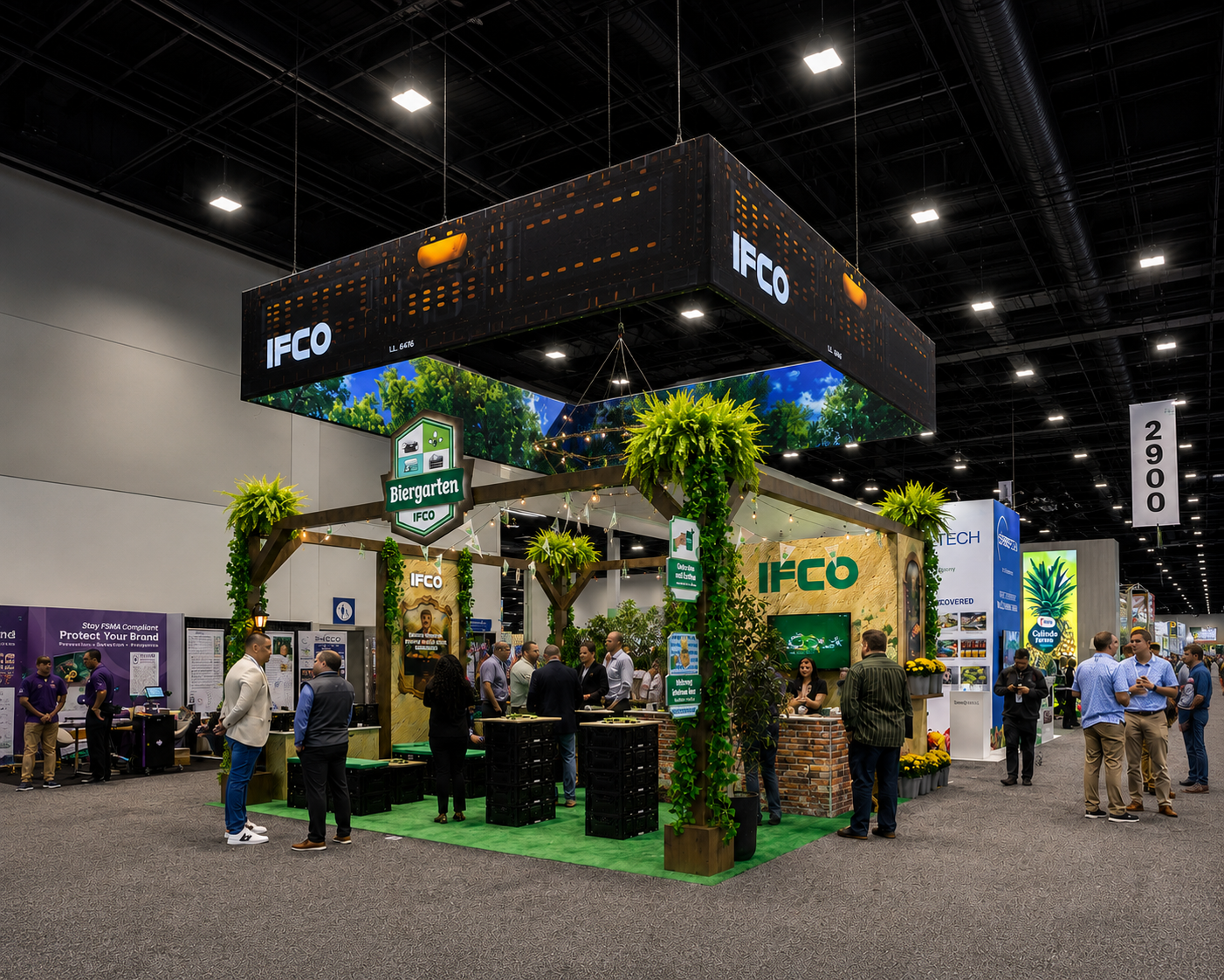 IFCO Systems 20x20 Custom Trtade Show Booth