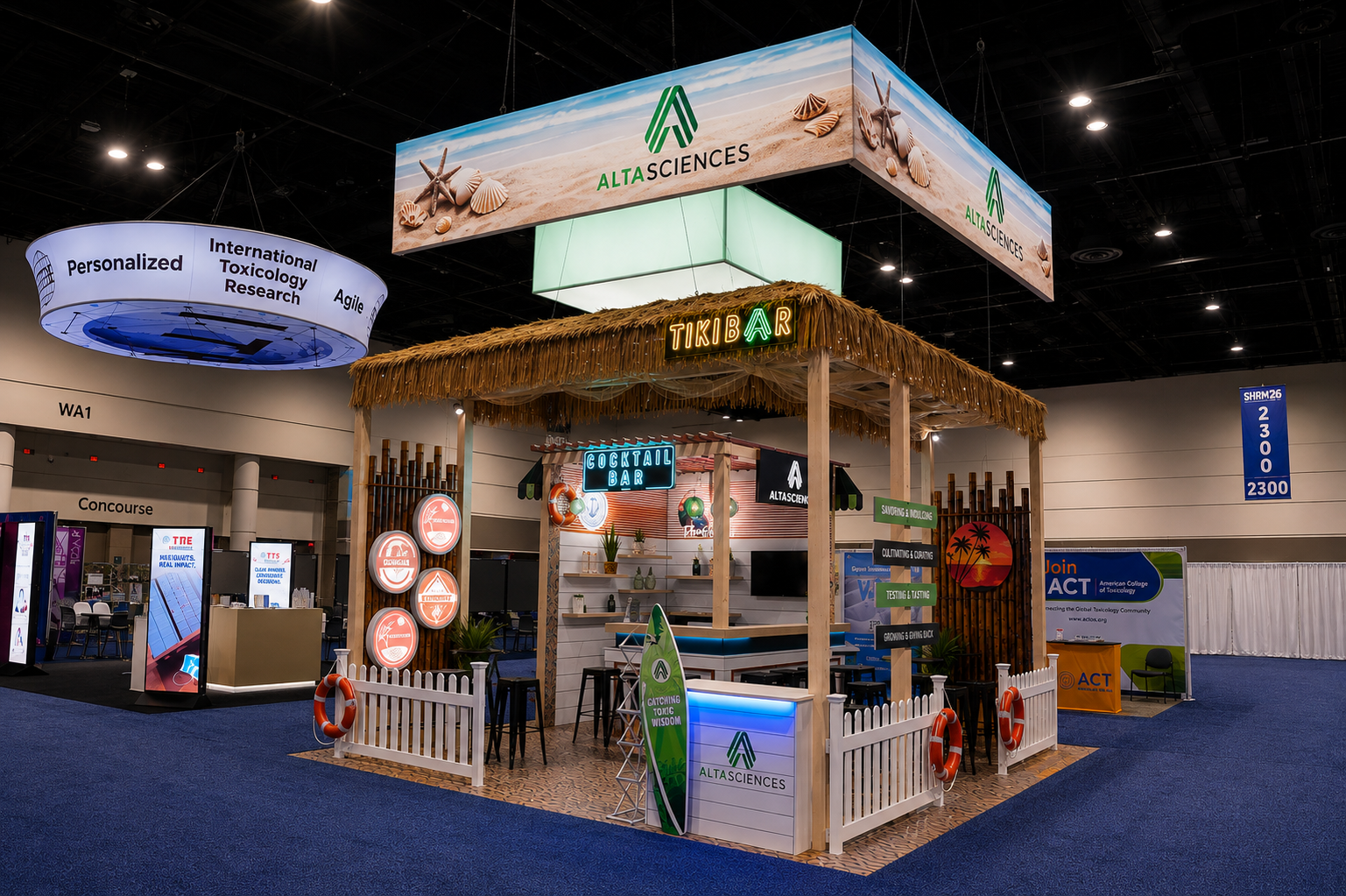 Altasciences 20x20 Custom Trtade Show Booth