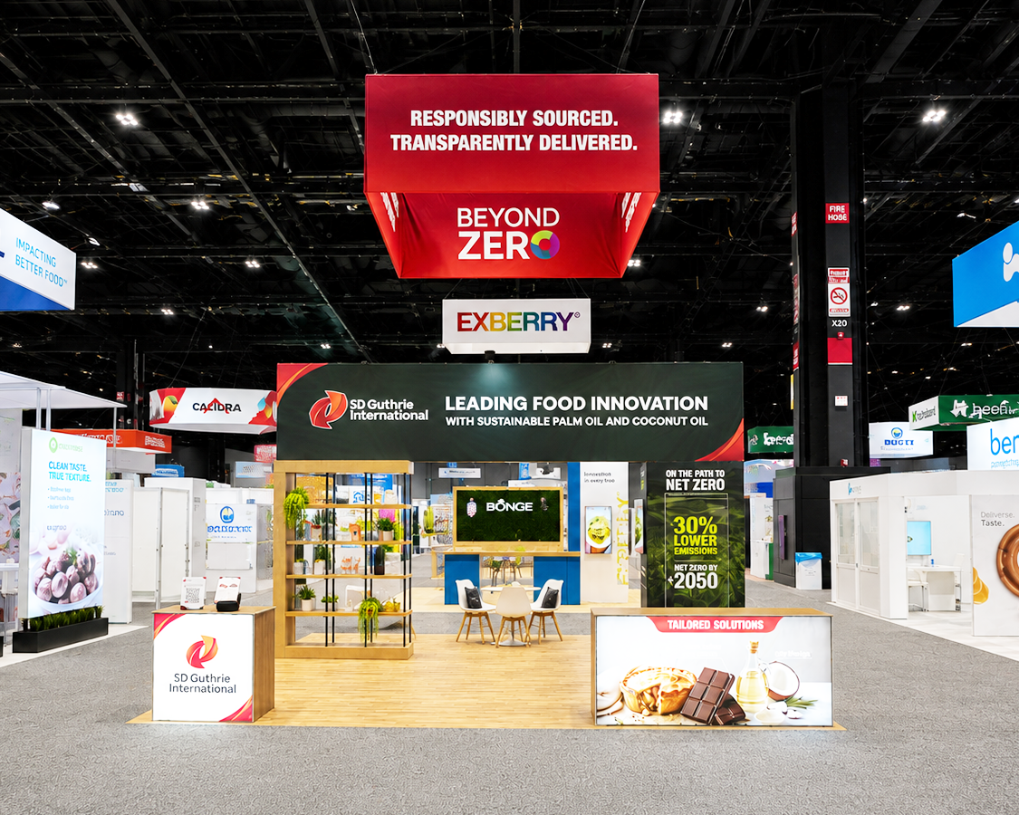 20x20 Exhibit Booth Rental at IFT First Chicago IL