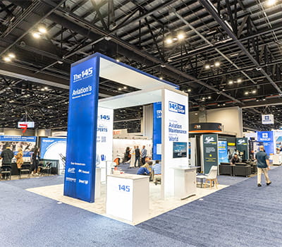 The 145 small island trade show booth rental